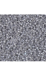 Miyuki delica beads 15/0 - Opaque ghost grey luster DBS-1570